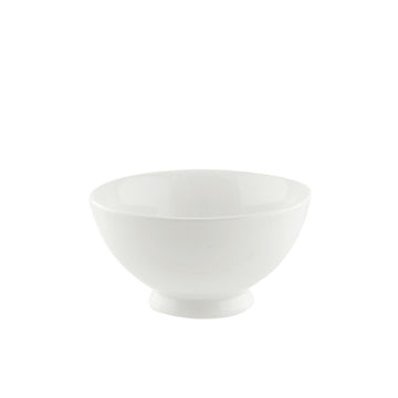 Whittier 4.75"/9 Oz Footed Rice Bowl by 10 Strawberry Street – 5", 9.0 ounces, Porcelain, White, Model WTR-5FTDBWL