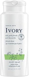 Ivory Scented Body Wash, Aloe 21 oz (Pack of 8)