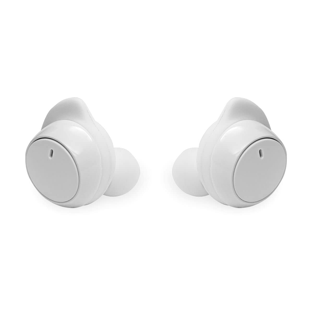 True Wireless Earbuds with Charging Case by SENTRY – One Size, Acrylonitrile Butadiene Styrene (ABS), White, Model BT980W
