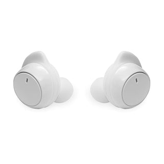 True Wireless Earbuds with Charging Case by SENTRY – One Size, Acrylonitrile Butadiene Styrene (ABS), White, Model BT980W