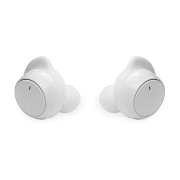 True Wireless Earbuds with Charging Case by SENTRY – One Size, Acrylonitrile Butadiene Styrene (ABS), White, Model BT980W