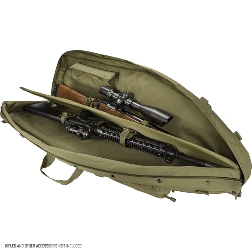 Barska Green / 46" / Barska Bi12554 Loaded Gear Rx-600 46" Tactical Padded Rifle Bag Soft Rifle Cases