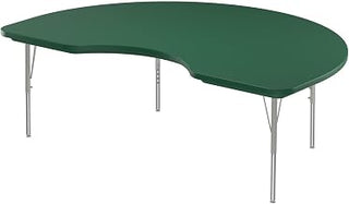 Correll Plastic Top Activity Tables with Green Finish AR4872-KID-29-14
