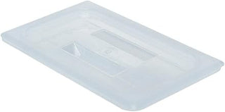 Cambro Translucent 1/4-Size Food Pan Cover with Handle
