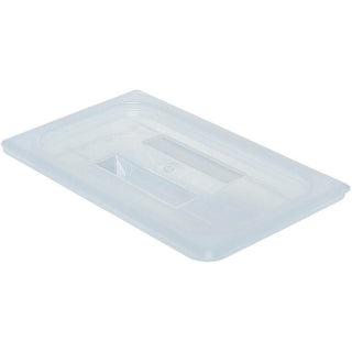 Translucent 1/4-Size Food Pan Cover with Handle by Cambro – Plastic, Translucent, Pack of 6, Model 40PPCH190