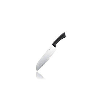 Santoku Knife Senso by GEFU – Santokumesser, steel, Black / Silver, Model 13890