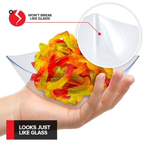 Stock Your Home 4 / 16 oz / Clear Serving Bowls