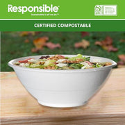 Responsible Products 40 oz (50 Count) / Classic White / Casual Bowls