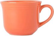 Tuxton Concentrix Papaya Solid Color 8-Ounce Round Cup, Case of 24, Orange; Scratch Resistant; Chip Resistant; Lead & Cadmium Free; Dishwasher, Microwave, Oven Safe