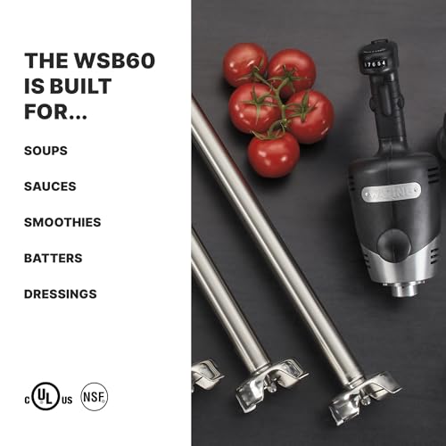 Waring 25-Gallon / WSB60 16” Shaft - Prior Model / 16 Inch Shaft | 25 Gallon Capacity Countertop Blenders