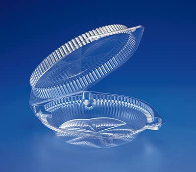CORP Surelock Pie Container 9 in Clear Hinged, 200 CT