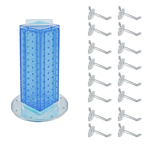Azar Displays 2 inches x 4 inches x 13 inches / Blue / Pegboard + Hooks Panels & Units