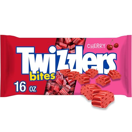 Twizzlers Cherry / 16 Ounce (Pack of 1) / Cherry Bites Licorice