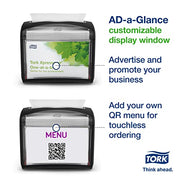 Tork Black / 6.7" x 7.9" x 5.6" - Black - Pack of 4 / New - Pack of 4 Paper Napkin Dispensers