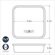 Nordic Ware Aluminum / 9 x 9 / Square Pan Square Cake Pans