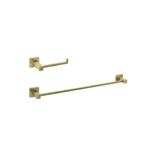 Isla 2-Pc Stainless Steel Hardware Set in Gold by Elegant Kitchen and Bath – Stainless Steel, Gold, Model HWB-12S2BGD