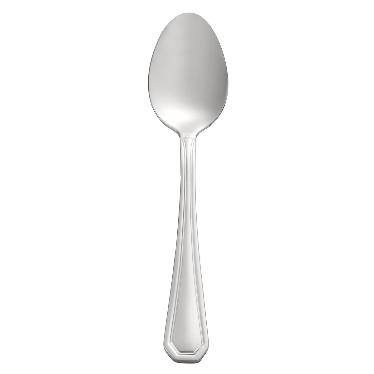 CAC Stainless Lux 18/8 Stainless Steel Extra Heavyweight Dinner Spoon 7 3/8" by CAC China – 7 3/8", Stainless Steel, Silver, Pack of 12, Model 8006-03