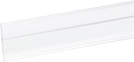 Kost Klip ClearVision Flex Channel Clear PVC Clip-in Ticket Molding - 47 5/8" L