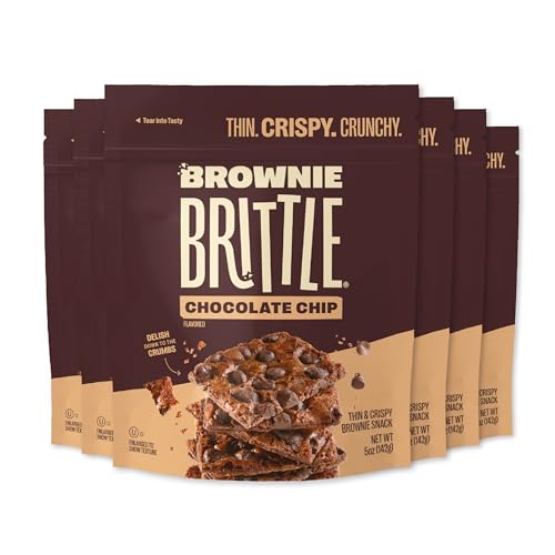 Brownie Brittle Chocolate / 5 Ounce (Pack of 6) / Holiday Brittle