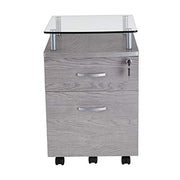 Techni Mobili Grey / Regular / Modern Vertical File Cabinets