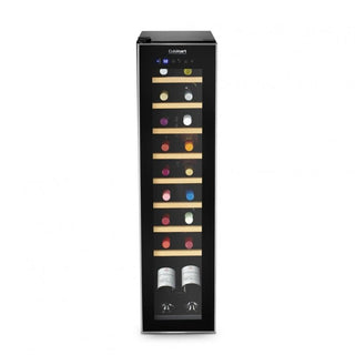 18-Bottle Private Reserve Wine Cellar with Compressor by Cuisinart – One Size, Steel, Black, Model CWC-36CU