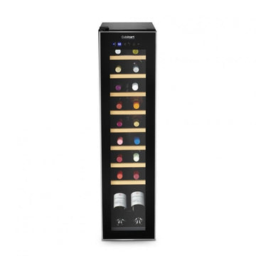 18-Bottle Private Reserve Wine Cellar with Compressor by Cuisinart – One Size, Steel, Black, Model CWC-36CU