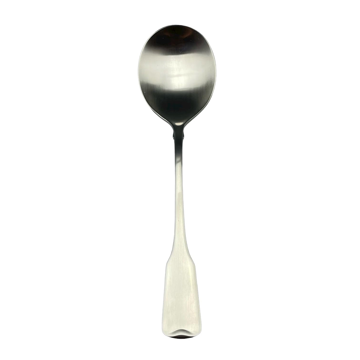 American Colonial 18/8 Stainless Large Round Gumbo Spoon by Oneida – 7.1250, 18/8 Stainless Steel, Silver, Model 895151