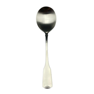 American Colonial 18/8 Stainless Large Round Gumbo Spoon by Oneida – 7.1250, 18/8 Stainless Steel, Silver, Model 895151