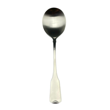 American Colonial 18/8 Stainless Large Round Gumbo Spoon by Oneida – 7.1250, 18/8 Stainless Steel, Silver, Model 895151