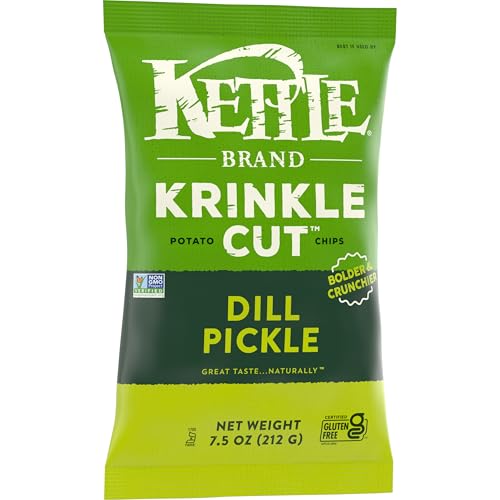 Kettle Brand Dill Pickle / 7.5 Ounce (Pack of 1) / 1 Potato