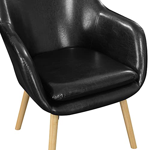Convenience Concepts Pewter Gray Linen / Chair / 25.25"L x 26.75"W x 33.5"H Chairs