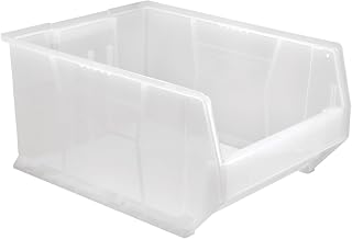 Quantum Storage Systems, QUS955CL, Bin, 23-7/8 In. L, 18-1/4 In. W, 12 In. H,Clear
