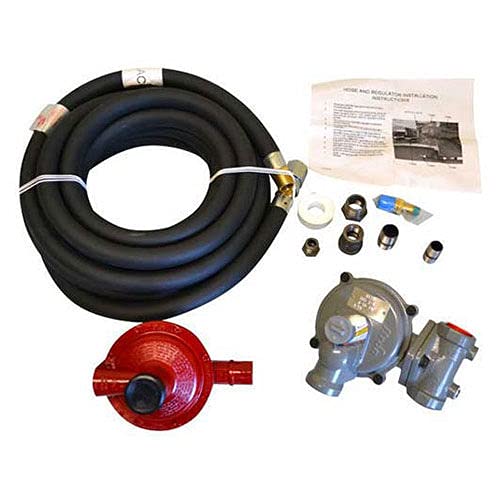 Heater Installation Kit to Propane Tank by Heat Wagon – 17"L x 12"W x 12"H, Steel, Gray, Model INSTKIT