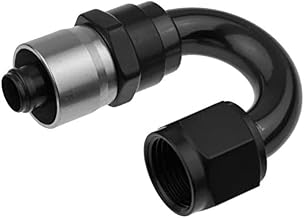 Redhorse Performance 7180-06-2 Crimp Style Hose End (Black), 1 Pack