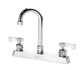 Royal Series 8" Center Deck Mount Faucet by Krowne – 17"L x 14"W x 8"H, Brass, Model 15-525L