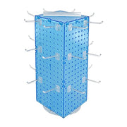 Azar Displays Pegboard + Hooks / Blue / 8 inches (W) x 8 inches (D) x 20 inches (H) Display Racks