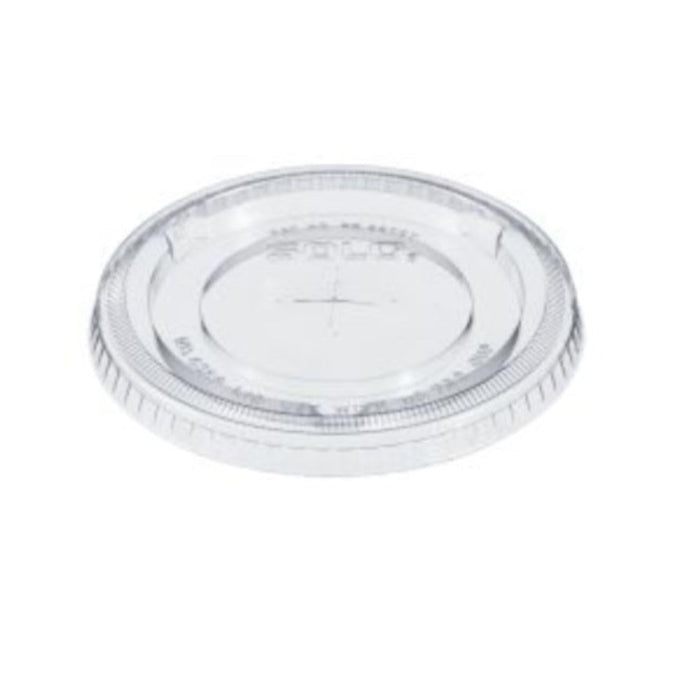 Dart 636TS Clear Lid PET 636 Flat Straw Slot (Case of 500)
