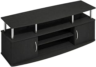 Furnifact Brown Large Entertainment Center, TV Stand with Spacious Storage, Modern Design, Durable Material, Space-Saving Style