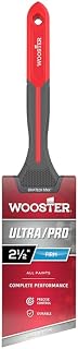 12-Pack of 2-1/2” Wooster G4174 Ultra/Pro Firm Angle Wall and Trim Paint Brush, GripTech MAX Handle
