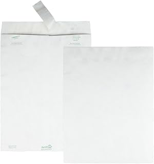 Quality Park Survivor Shipping Envelopes, 10" x 13", Made with Strong, Lightweight DuPont Tyvek Material, Flap-Stik Peel and Seal Closure, 50/Box (QUAR1582)