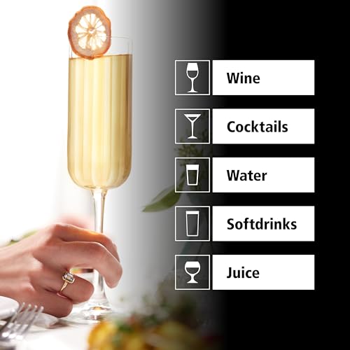 Libbey 7.5 Ounces / Transparent / Modern Champagne Glasses
