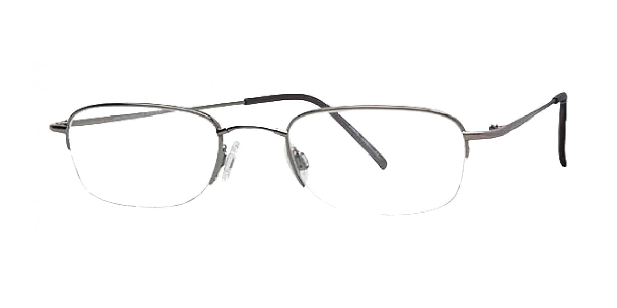 Eyewear Frames by Flexon – 49/20/140, Plastic, Light Gunmetal