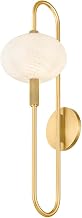 Mitzi H896101-AGB Delphine - 1 Light Wall Sconce 23.75 inches Tall and 7 inches Wide - Aged Brass