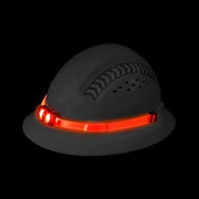 Coast LHS300 Rechargeable LED Lighted Helmet Strap with Two Modes (Solid/Flashing), Orange