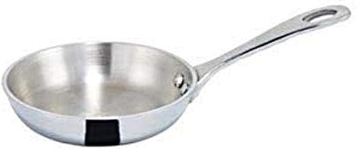 WINCO Mini Fry Pan, Silver, 4"