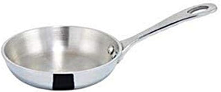 WINCO Mini Fry Pan, Silver, 4"