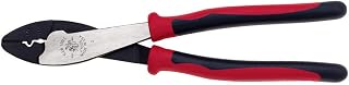 KLEIN TOOLS J1005 Crimping and Cutting Tool, Tapered Nose for 10 to 22 AWG Solderless Terminals and Connectors