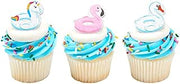 DecoPac Pool Floaties Cupcake Toppers