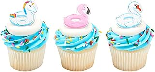 DecoPac Pool Floaties Cupcake Toppers