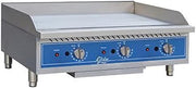 Globe GG36TG 36" Thermostatic Gas Griddle, Metallic